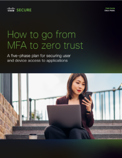 How to go from MFA to Zero Trust ebook cover image