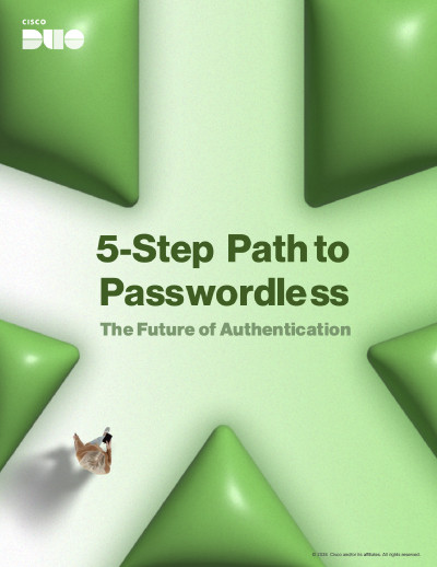 5-Step Path to Passwordless The Future of Authentication book cover