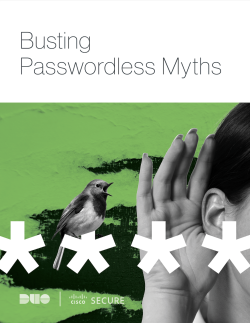 Busting passwordless myths ebook cover