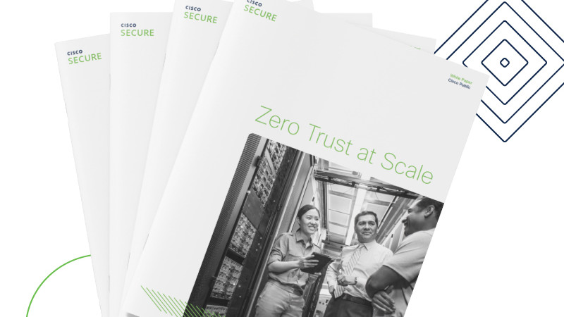 Zero trust at scale eBook cover