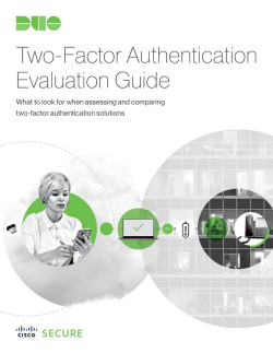 Cover of Two-Factor Authentication Evaluation Guide: what to look for when assessing & comparing 2-factor authentication solutions.