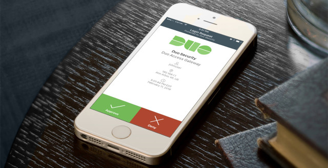 Duo Push app on an iphone