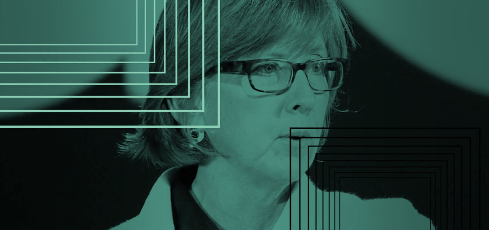 Mary Meeker speaking at the 2019 Code Conference in Scottsdale, Arizona. Asa Mathat | Vox Media.